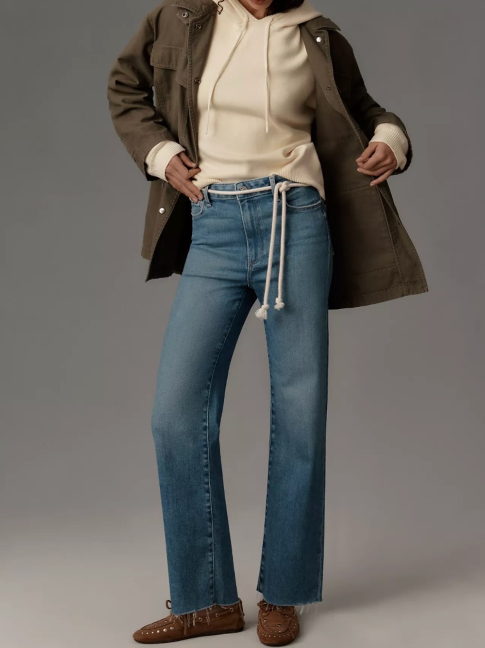 PAIGE Anessa High-Rise Straight Leg Jeans